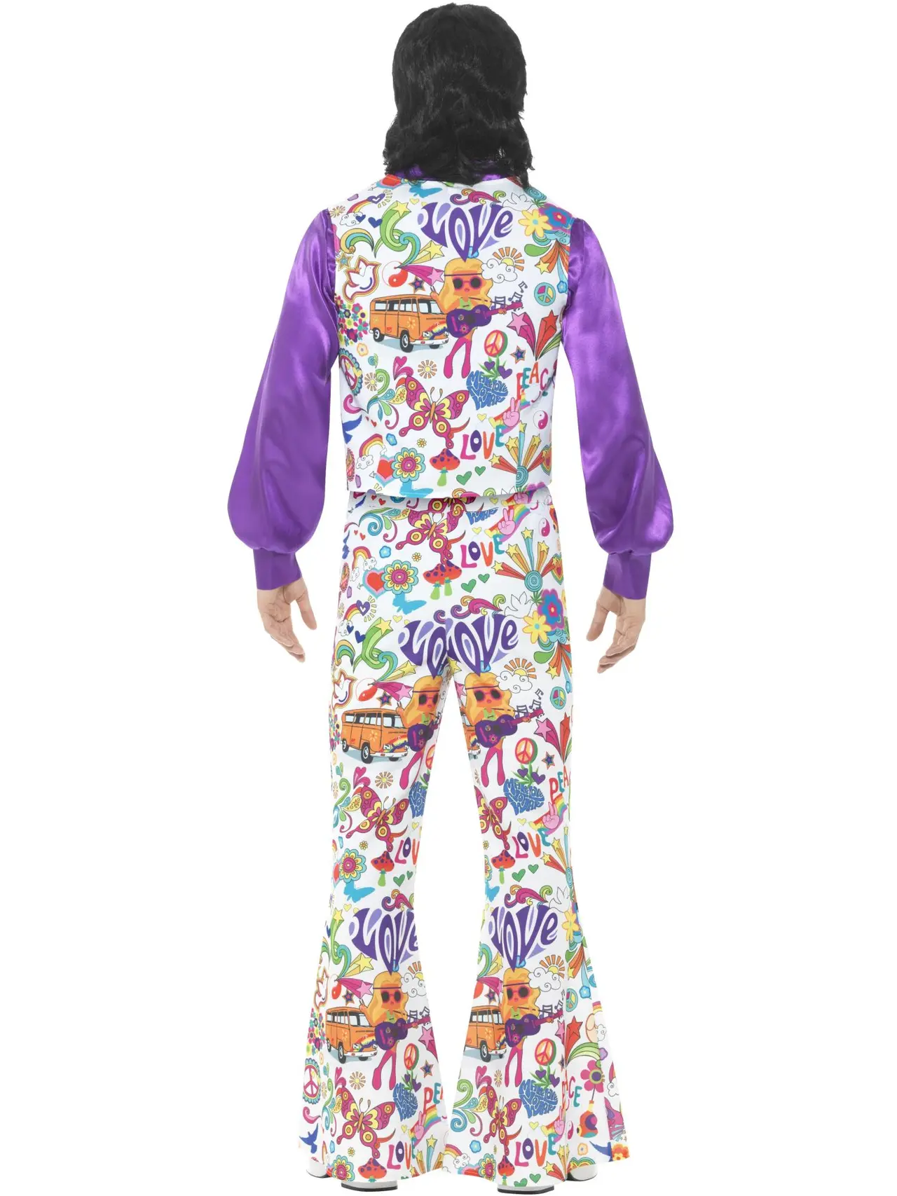 Groovy 60'er-hippie – kostume til herrer