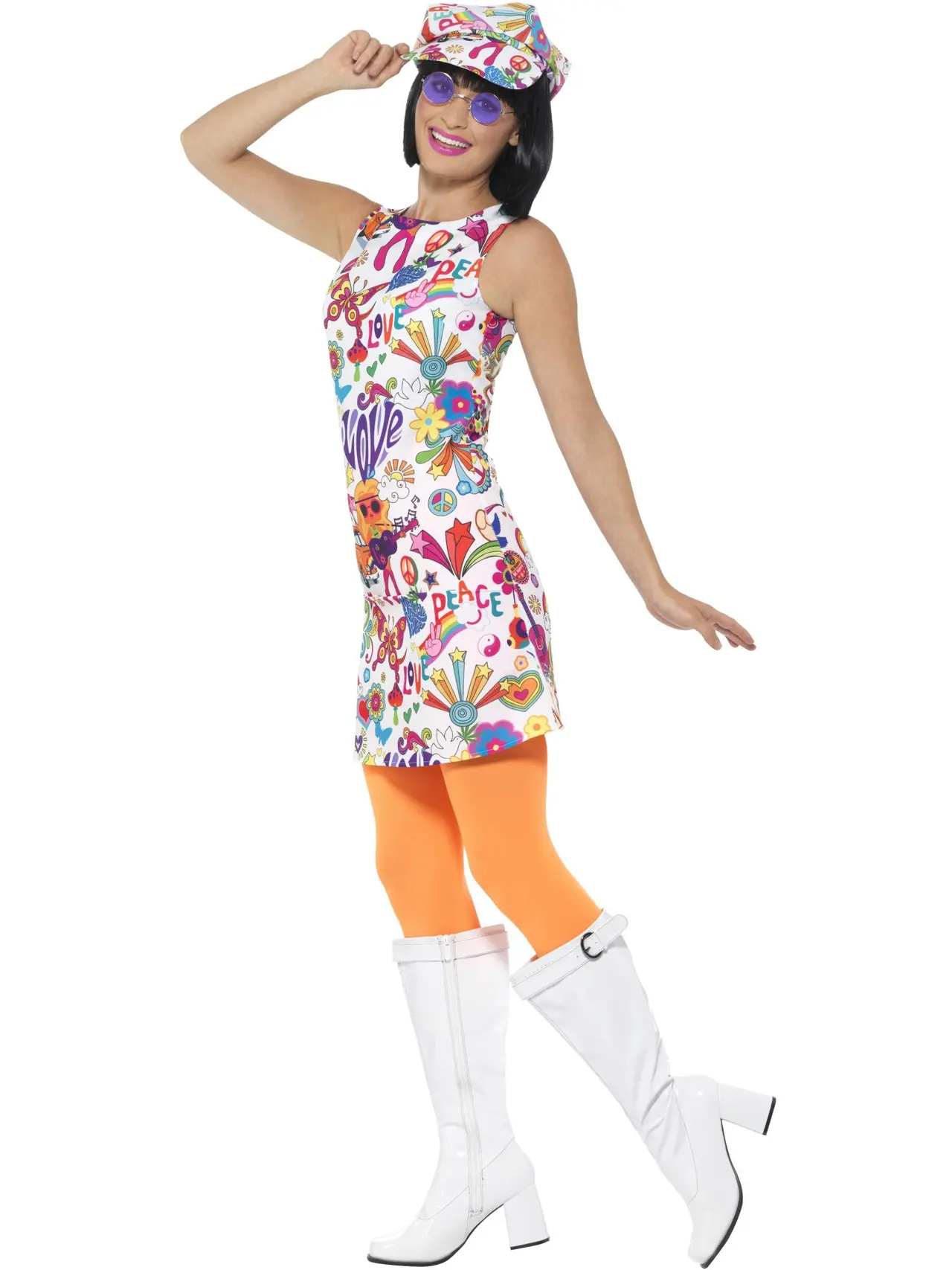 60'er groovy chick – kostume til damer