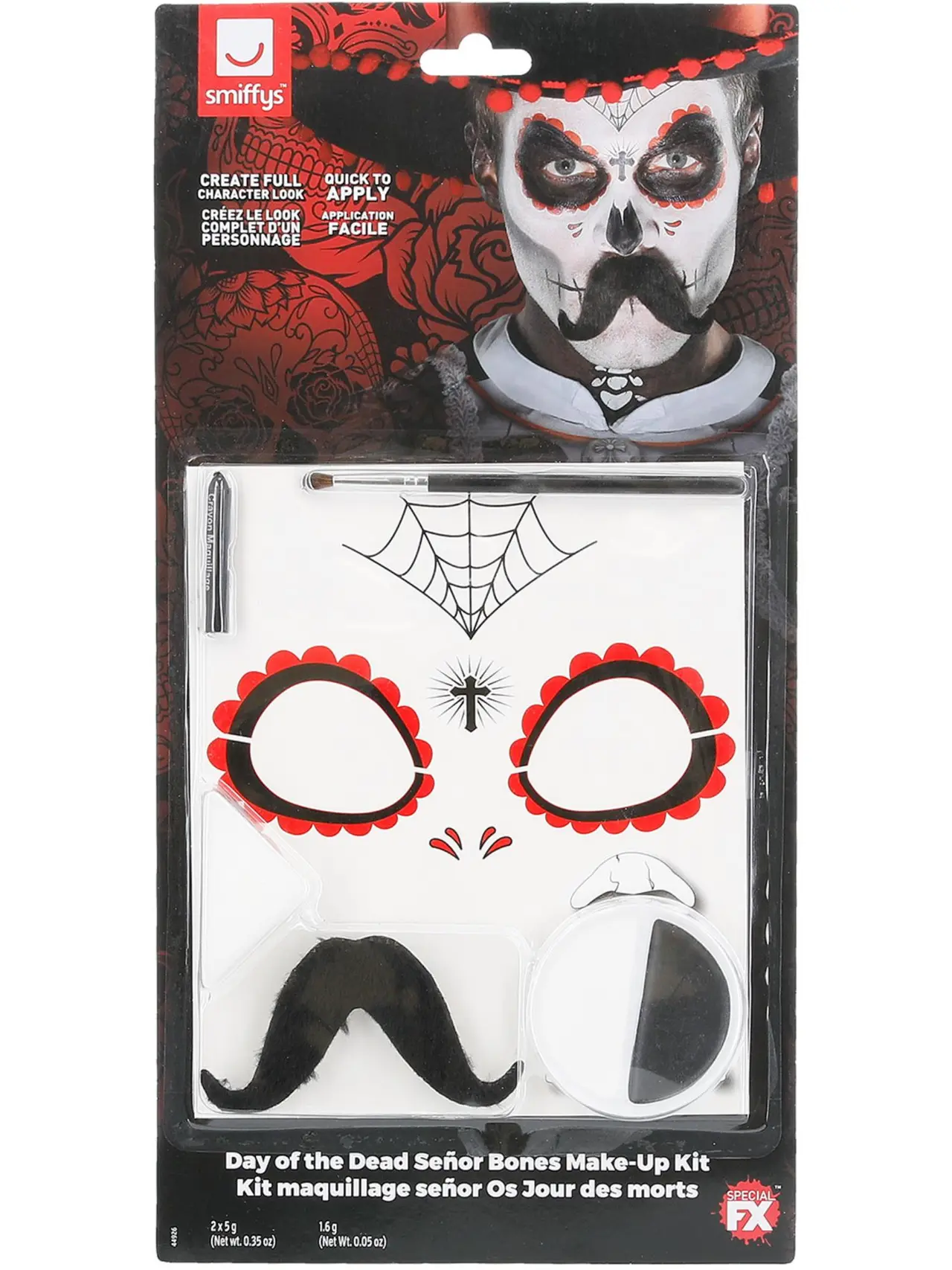 Day of the Dead Señor Bones-sminkesæt