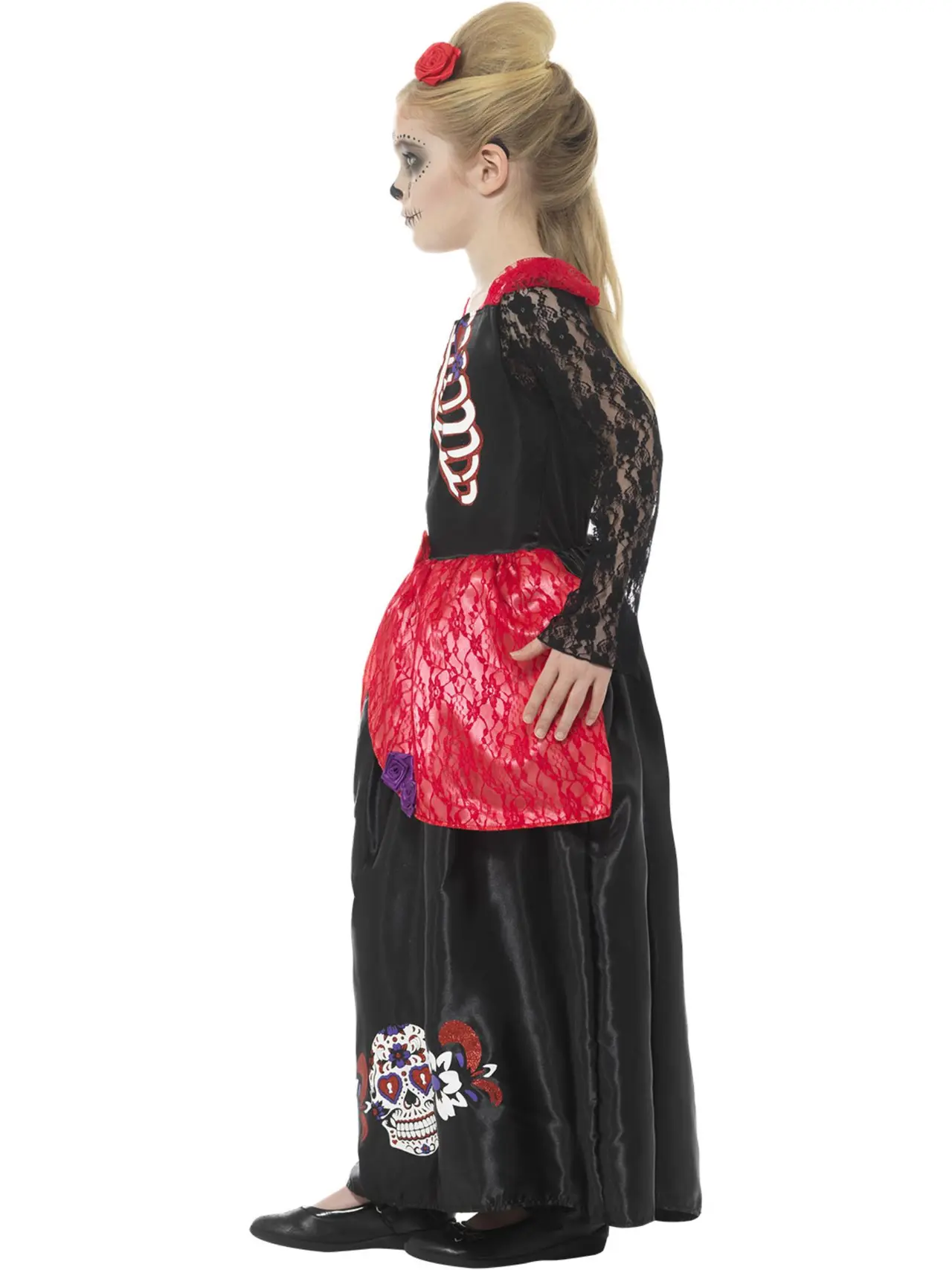Day of the Dead deluxe – kostume til piger