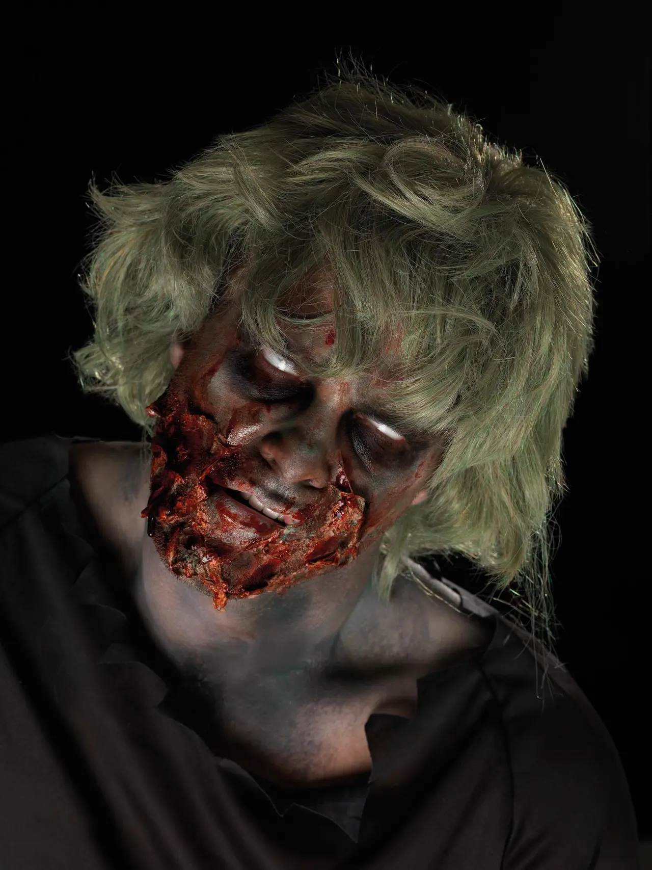 Zombie-sminkesæt med pudderjord