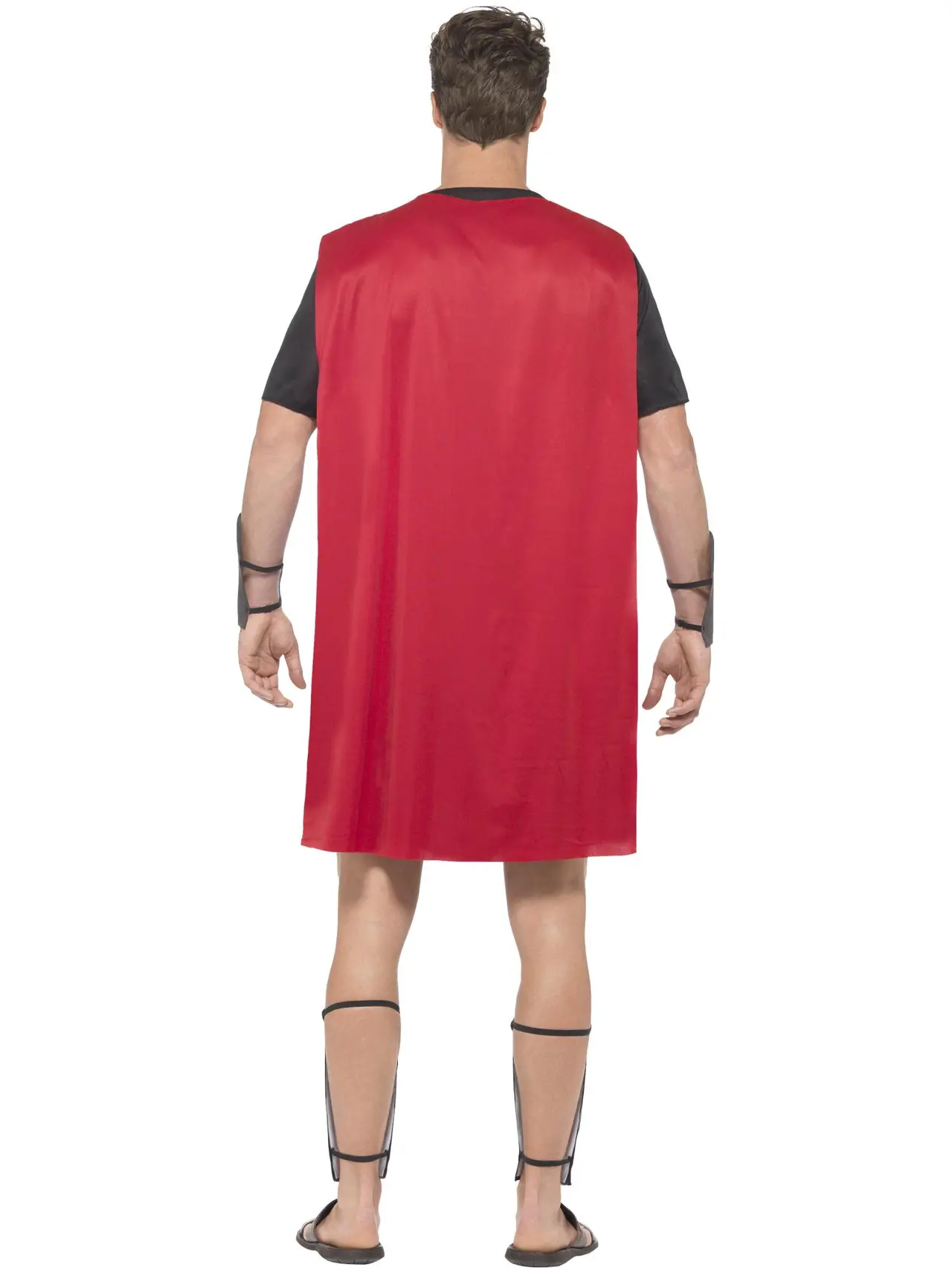 Sort romersk gladiator – kostume til herrer