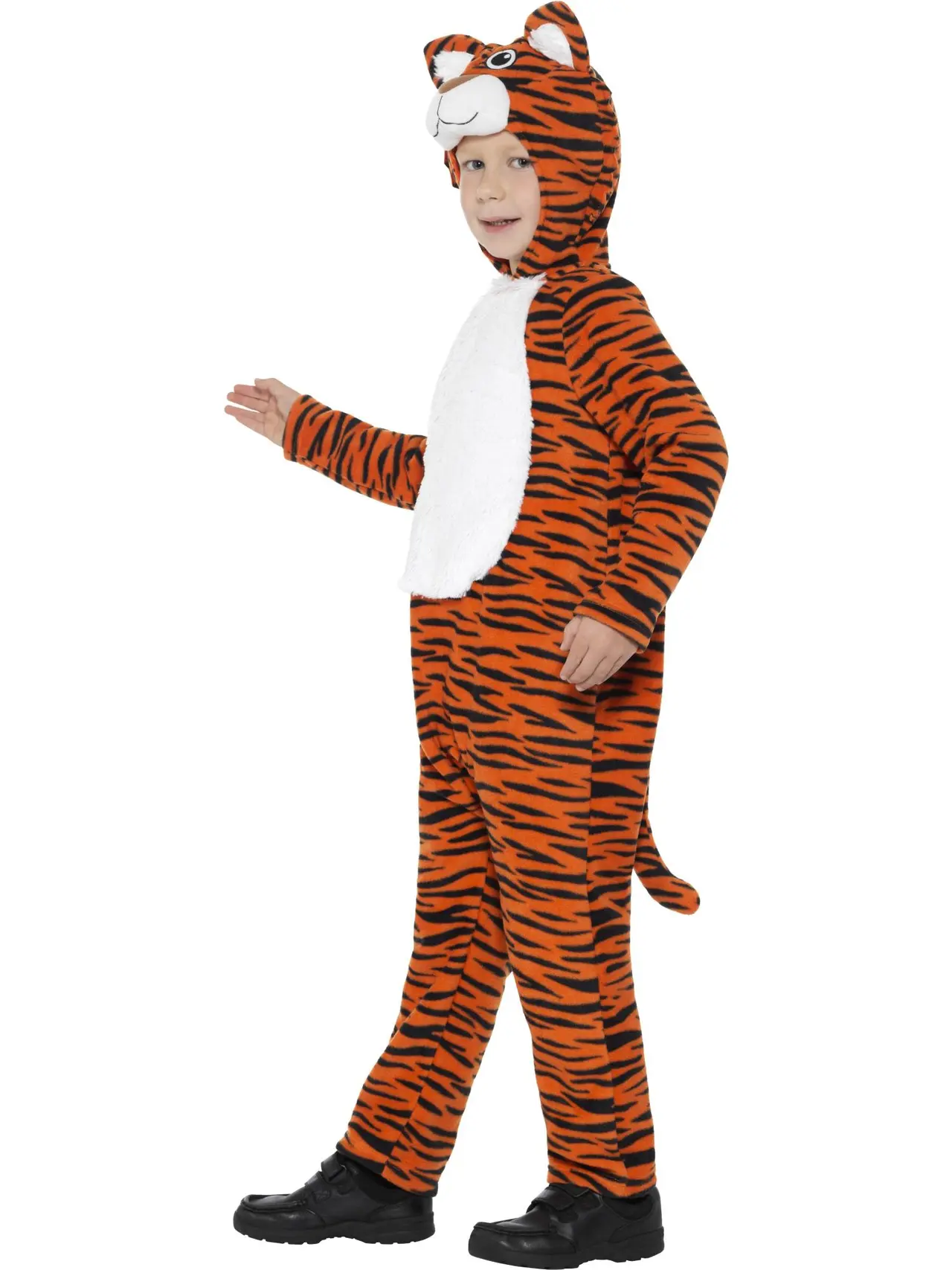 Orange og sort tiger – kostume til børn