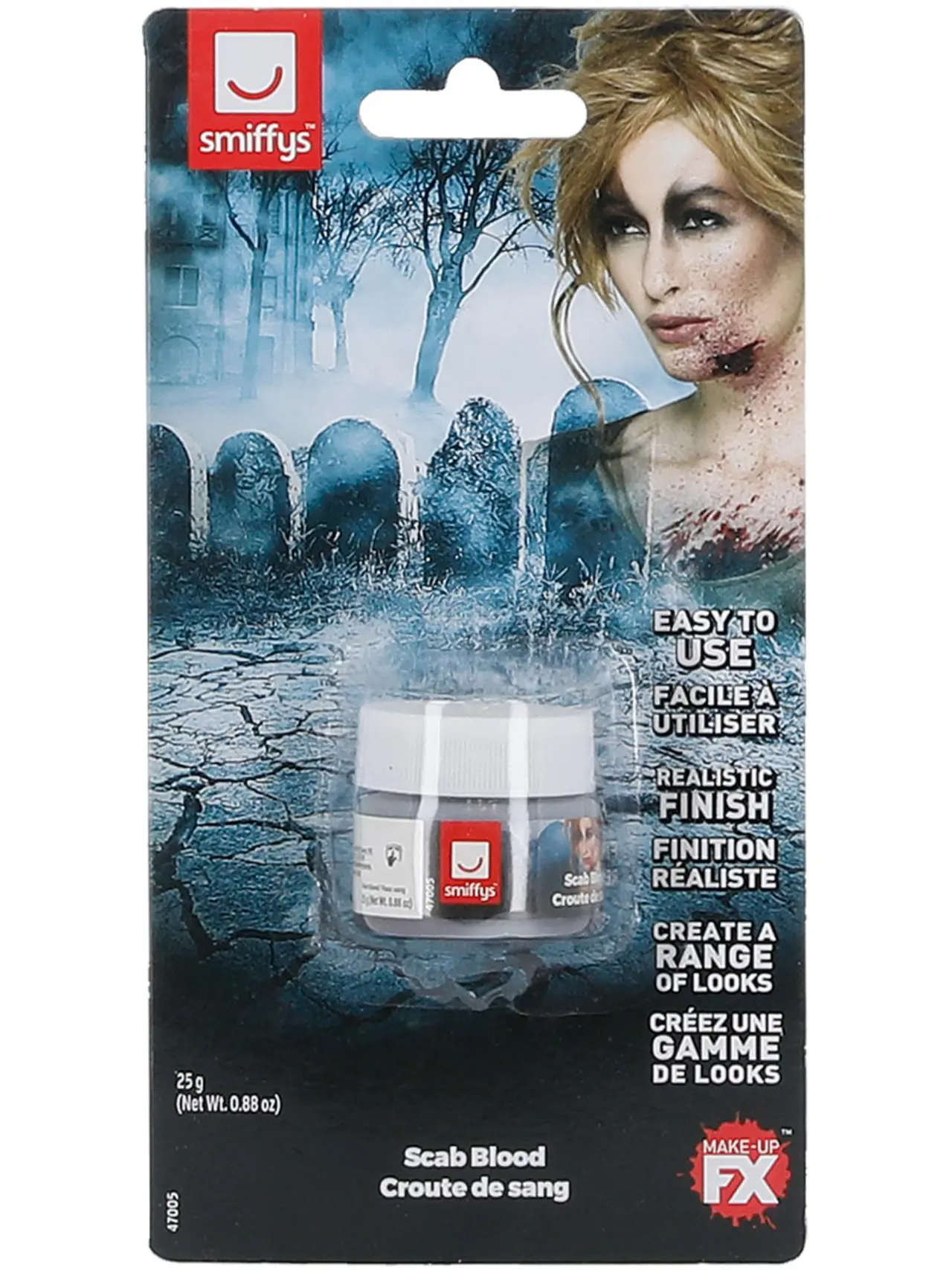 Mørkerødt sårskorpeblod, 25 g