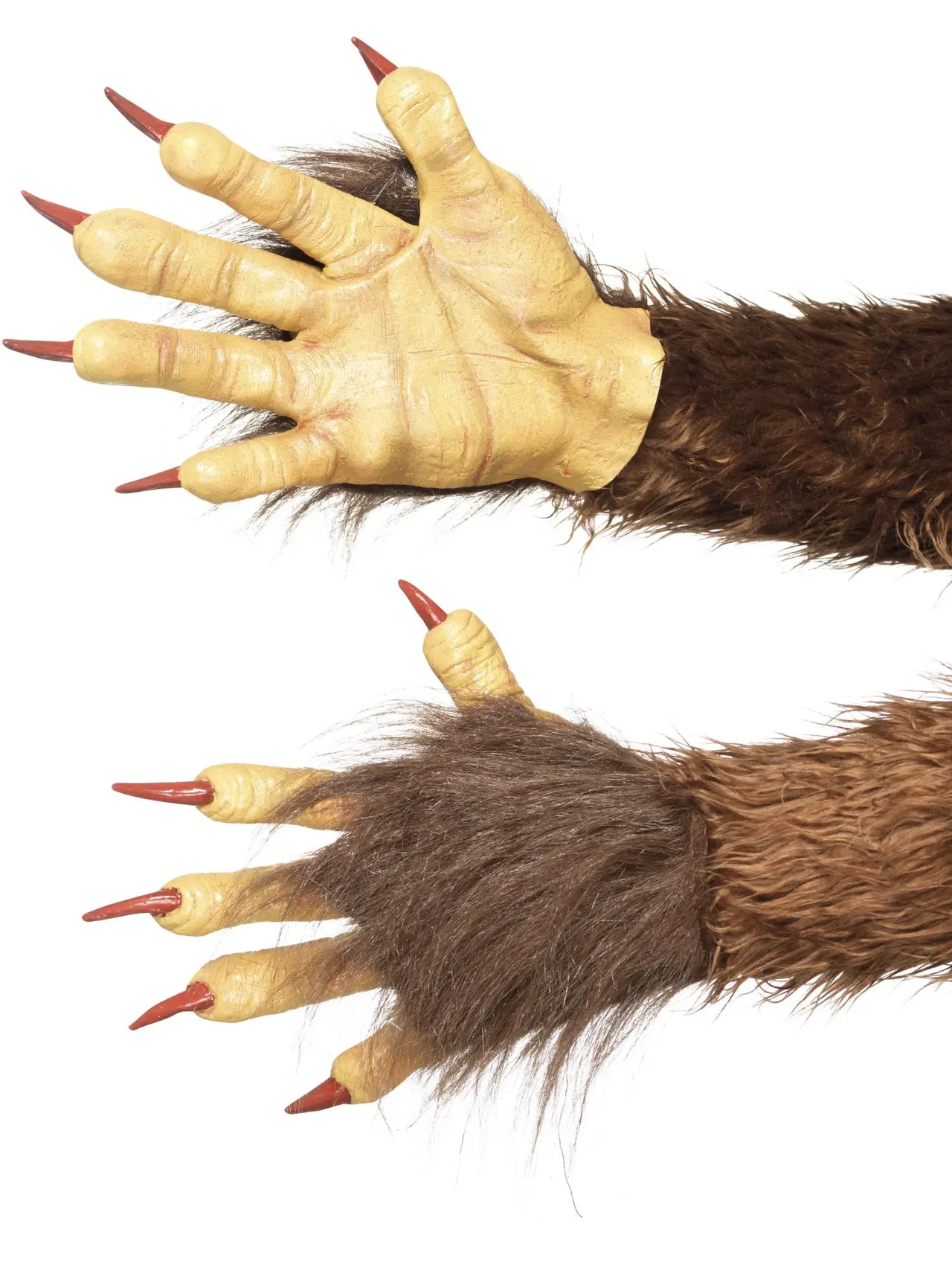 Krampus-dæmonhandsker i latex