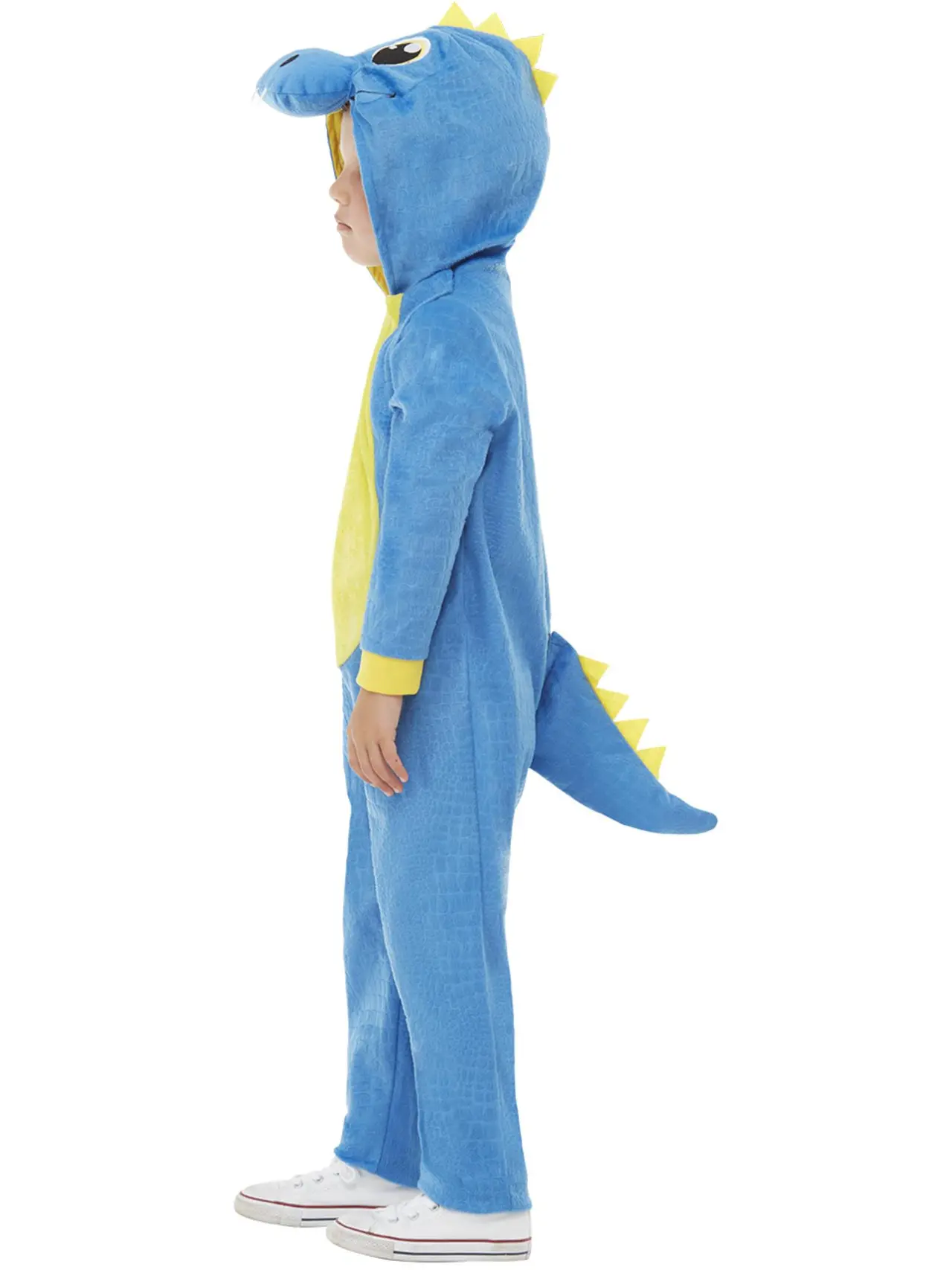 Blå dinosaur – kostume til børn