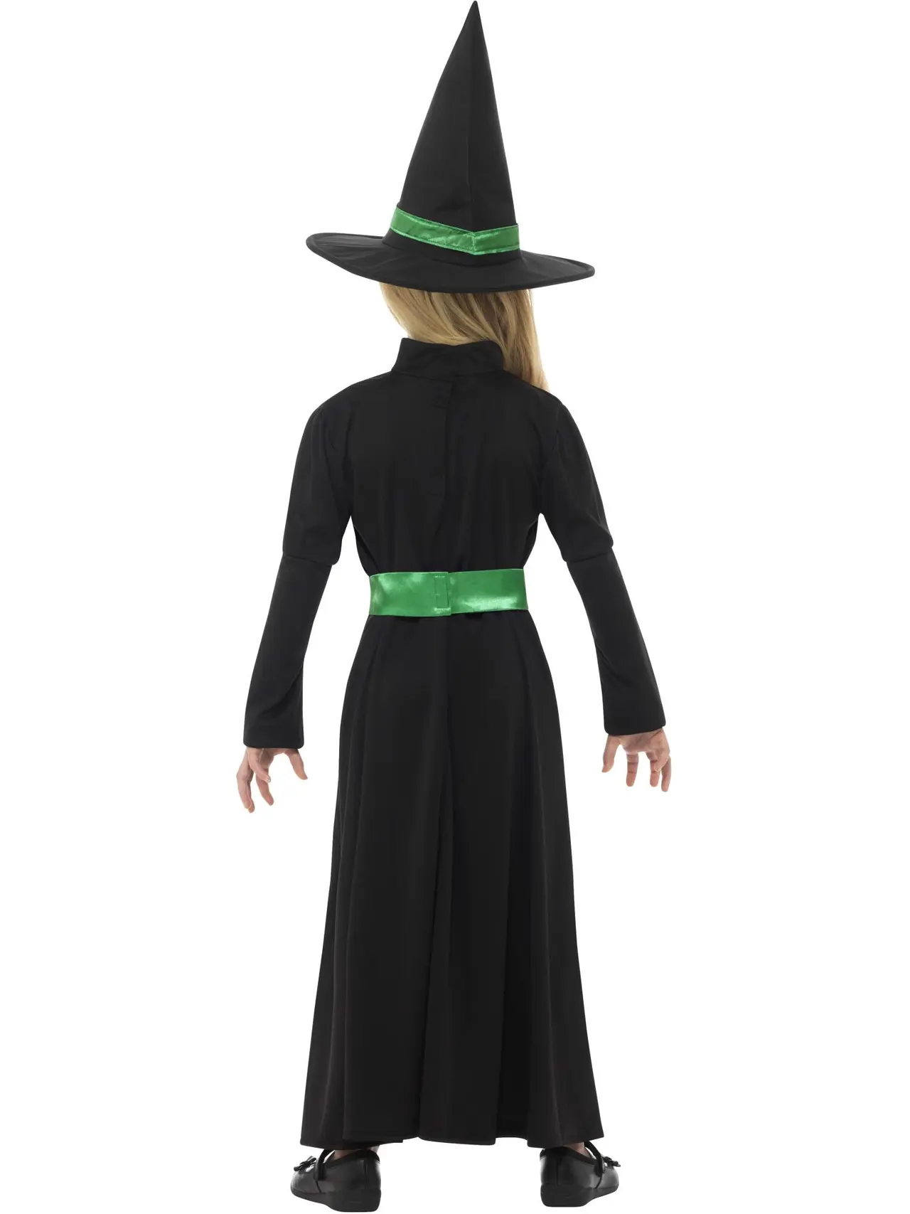 Ond heks, sort – kostume til piger (model 48008)