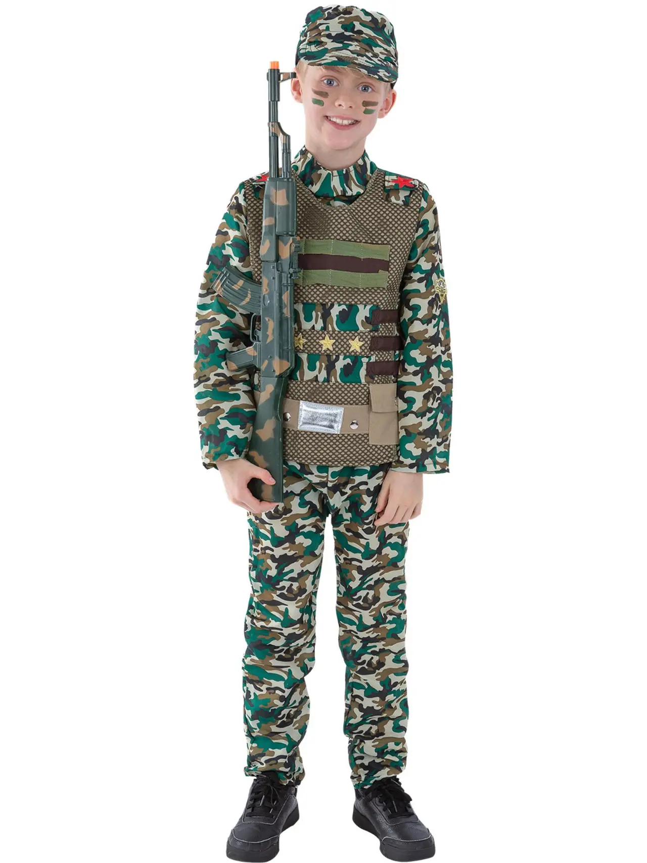 Camouflage-soldaterkostume – kostume til drenge