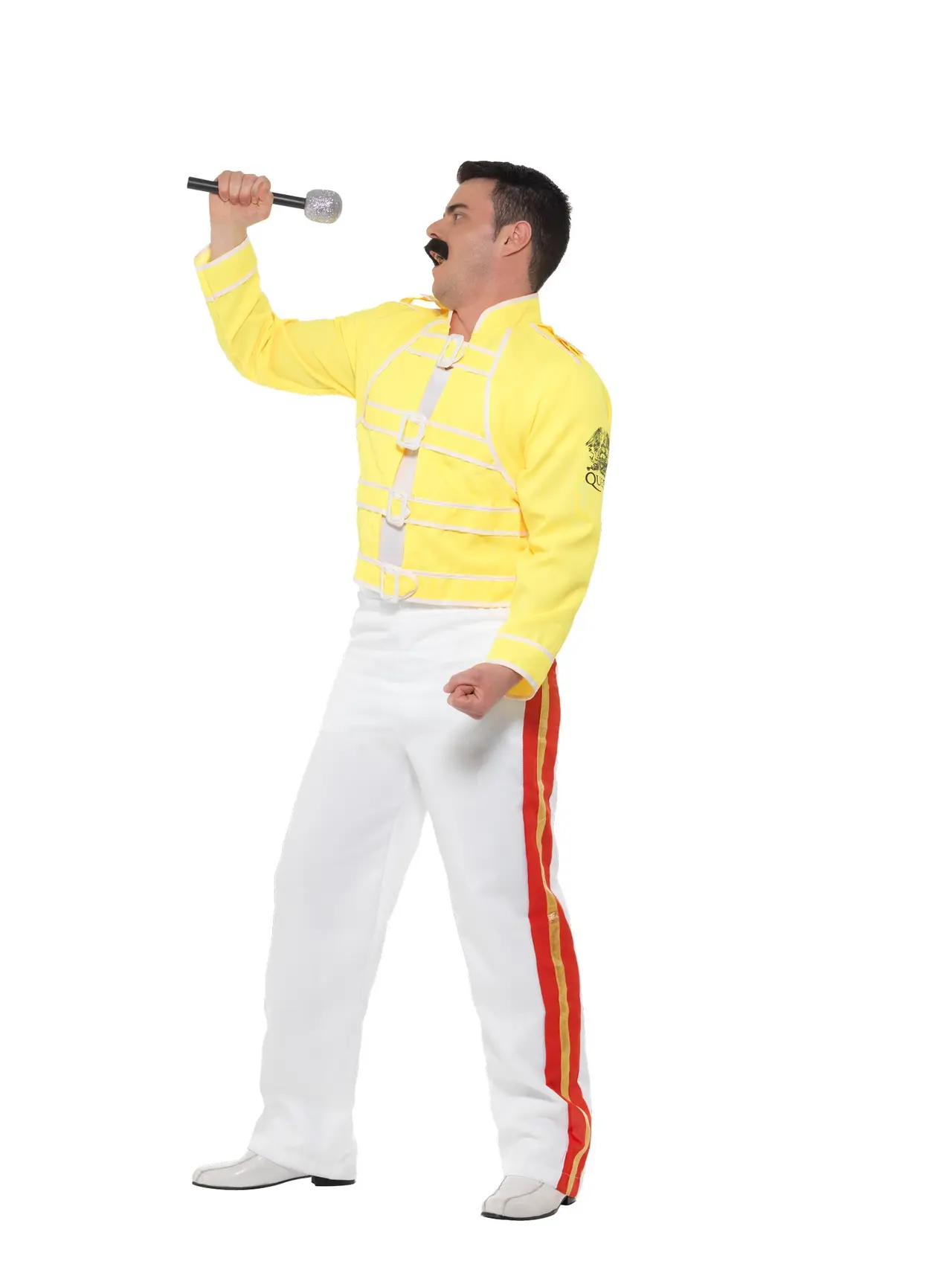 Freddie Mercury gul jakke – kostume til herrer