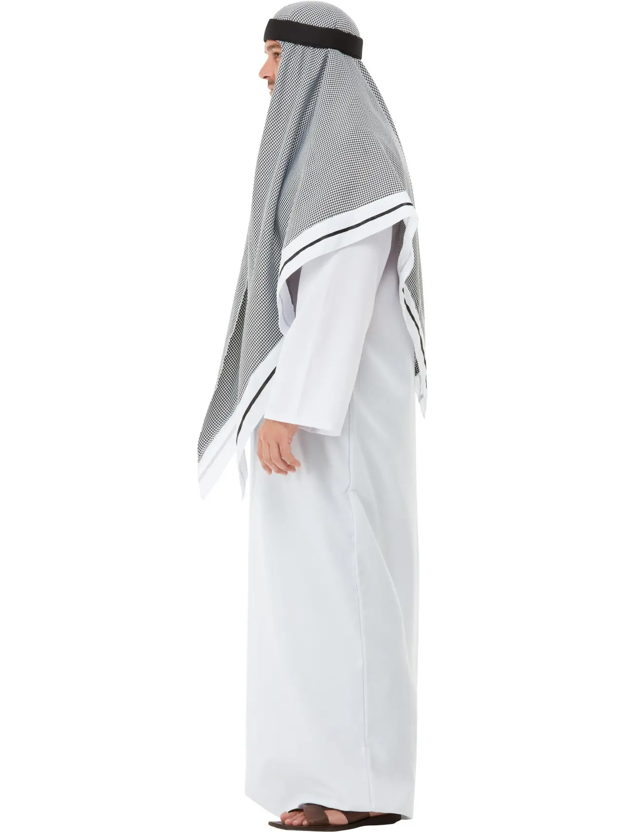 Sheik deluxe i hvid – kostume til herrer