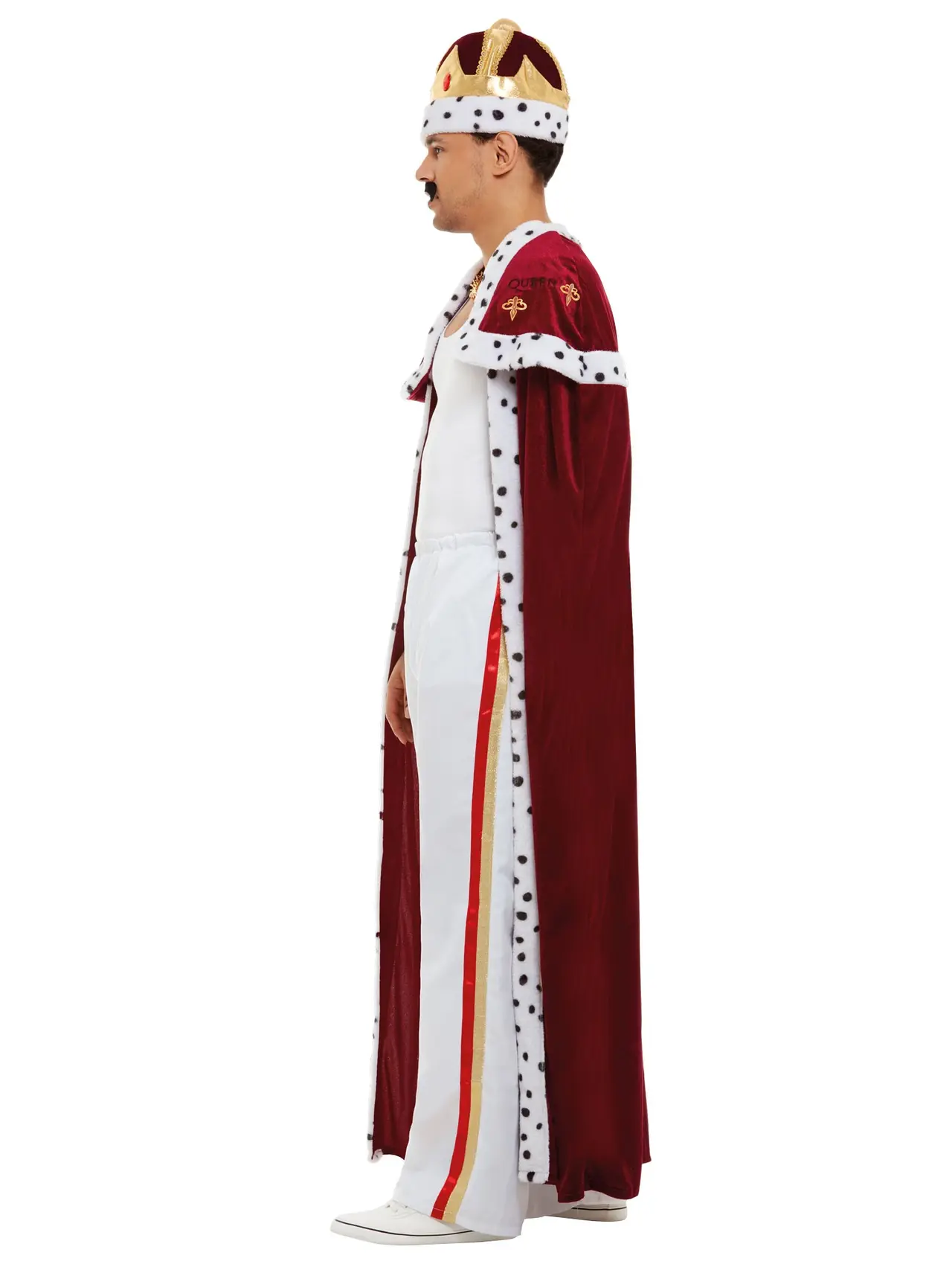 Freddie Mercury kongekostume deluxe – kostume til herrer