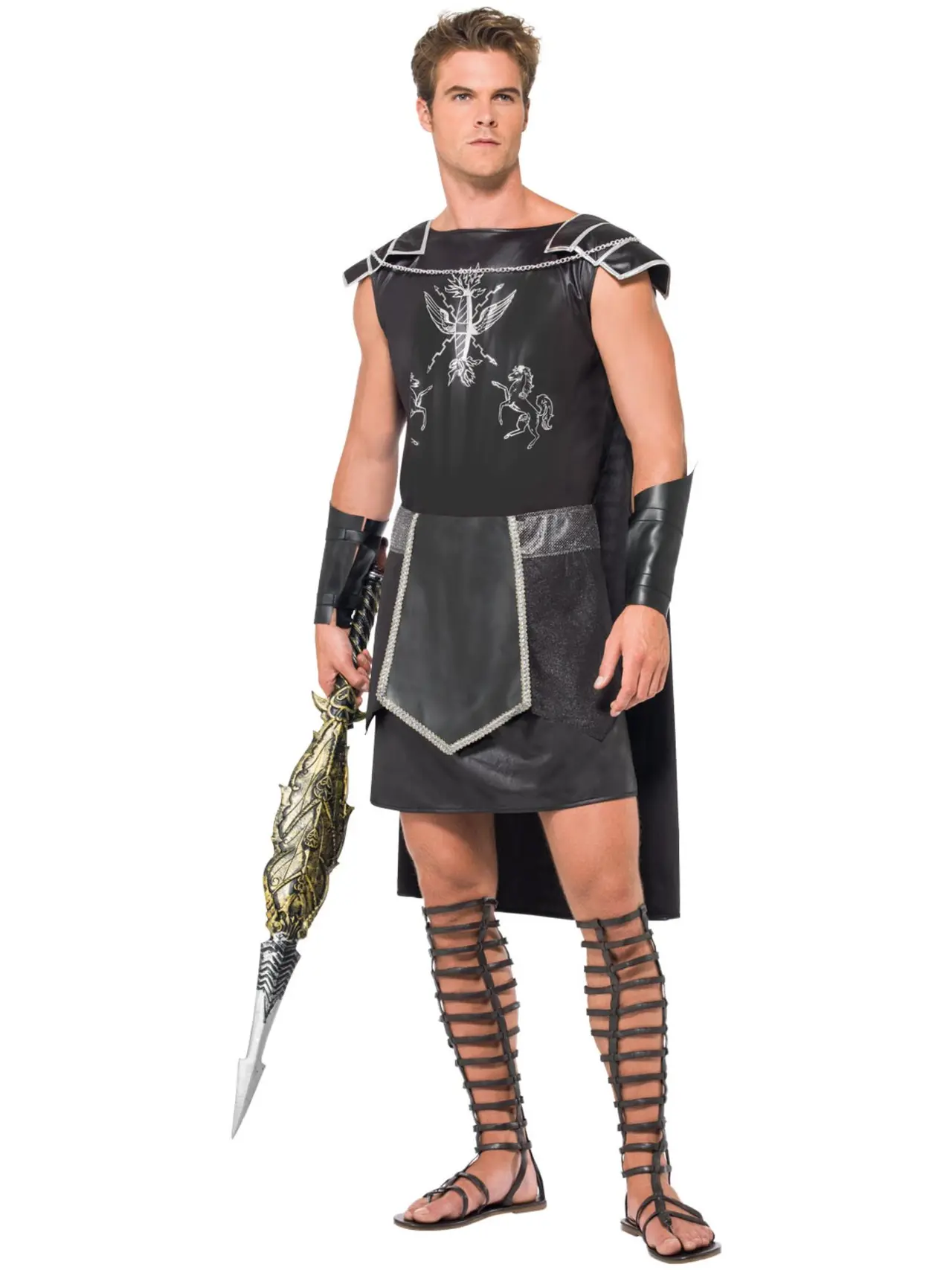 Mørk gladiator – kostume til herrer