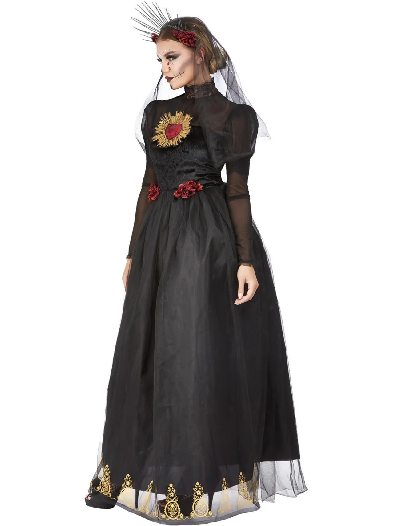 Day of the Dead Sacred Heart-brud – kostume til damer