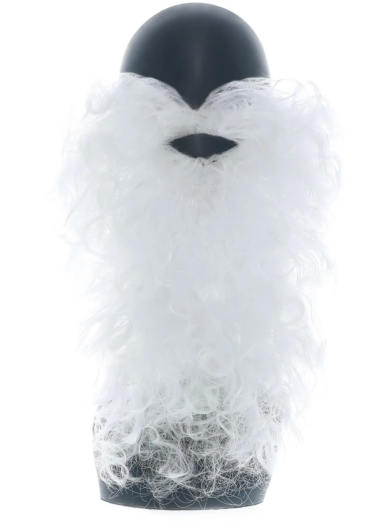 Hvidt julemandsskæg, 28 cm
