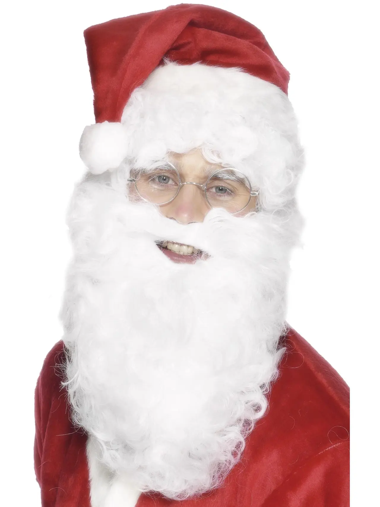 Hvidt julemandsskæg, 28 cm