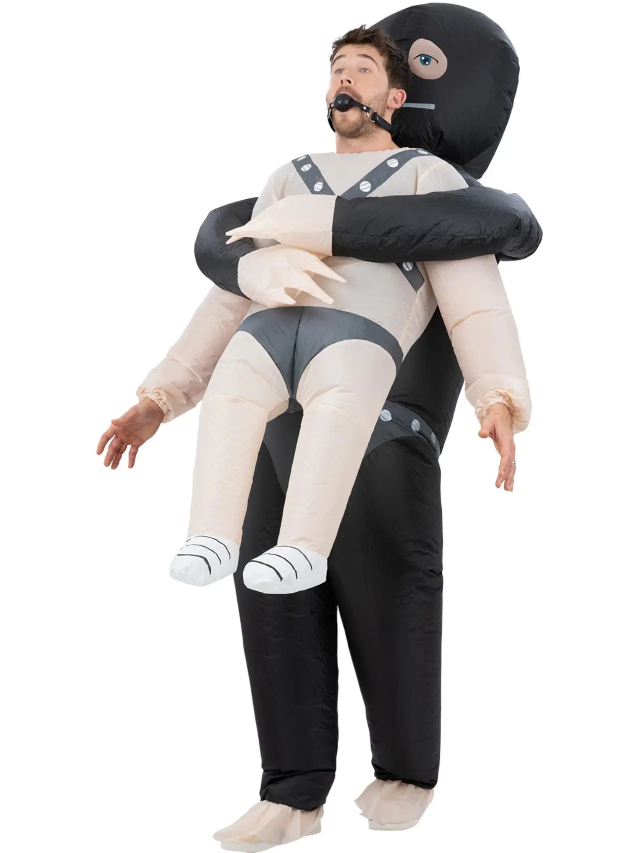 Oppustelig gimp-kidnapning – kostume til voksne