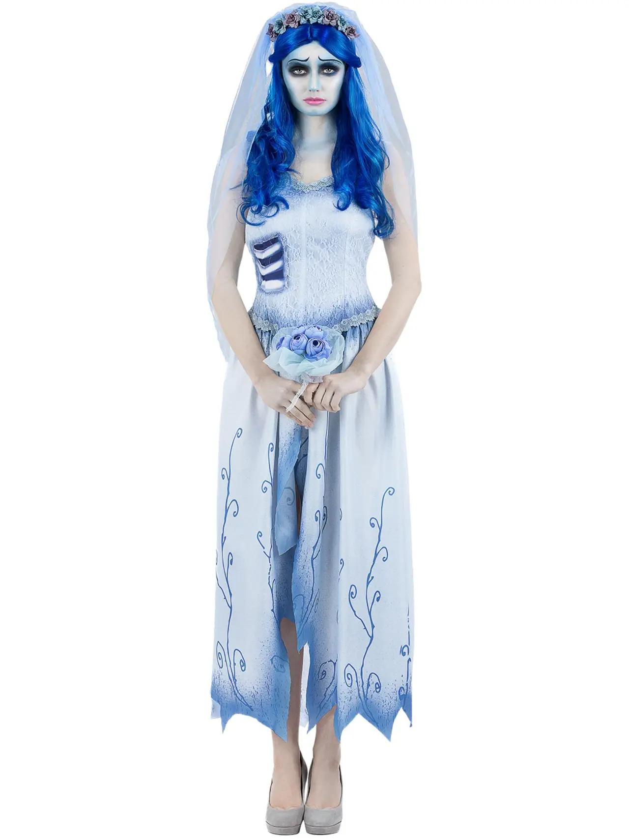 Corpse Bride Emily-kostume – kostume til damer