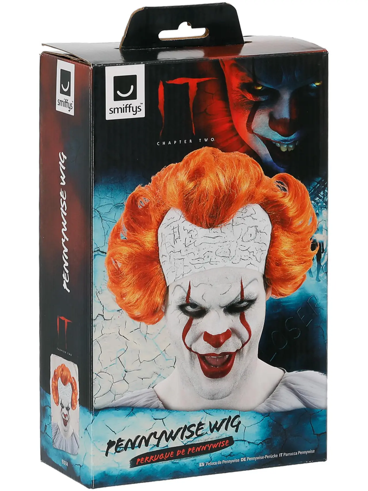 Pennywise-paryk med skaldet latexisse