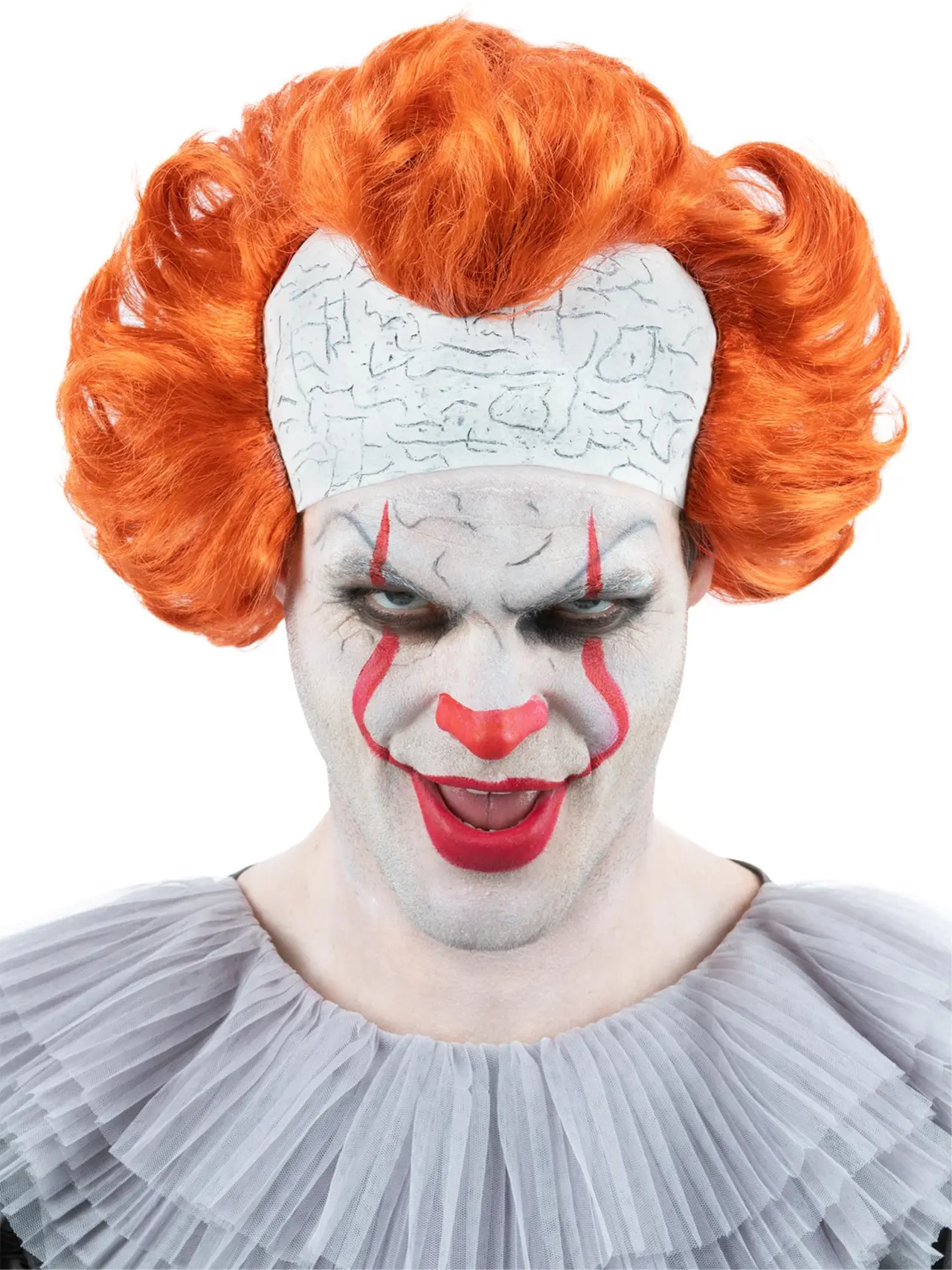 Pennywise-paryk med skaldet latexisse