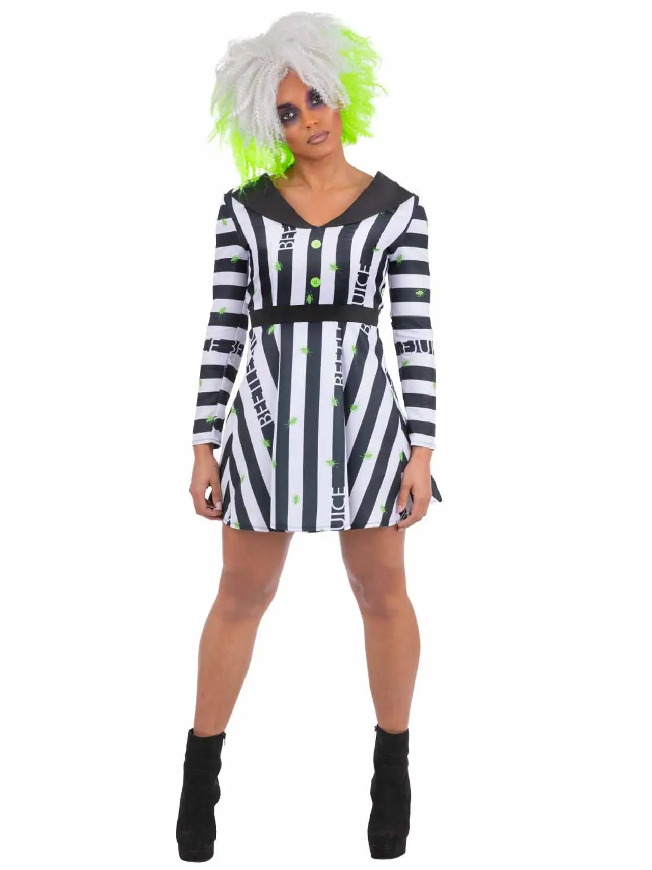 Beetlejuice-kjole – kostume til damer
