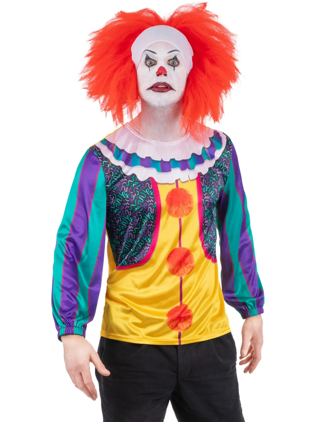 Klassisk Pennywise-top – kostume til herrer