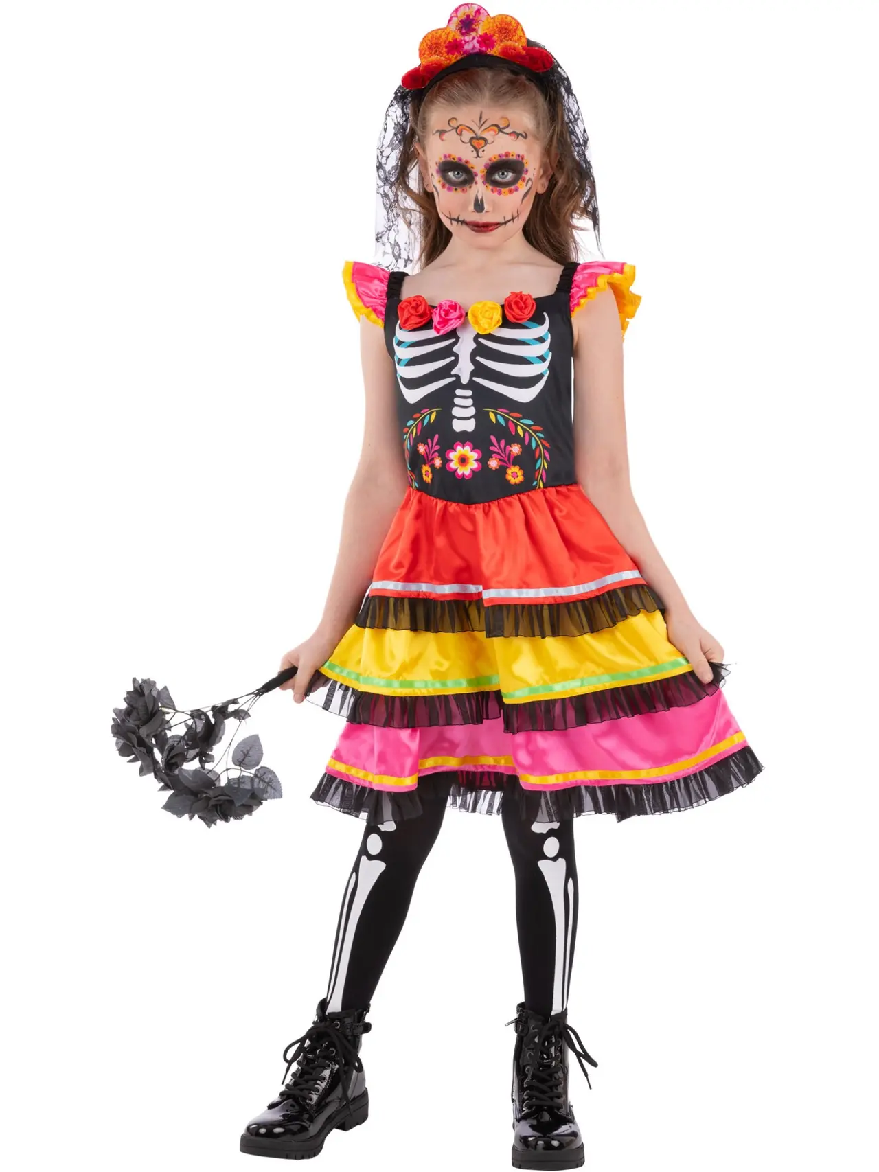 Day of the Dead fiesta – kostume til piger