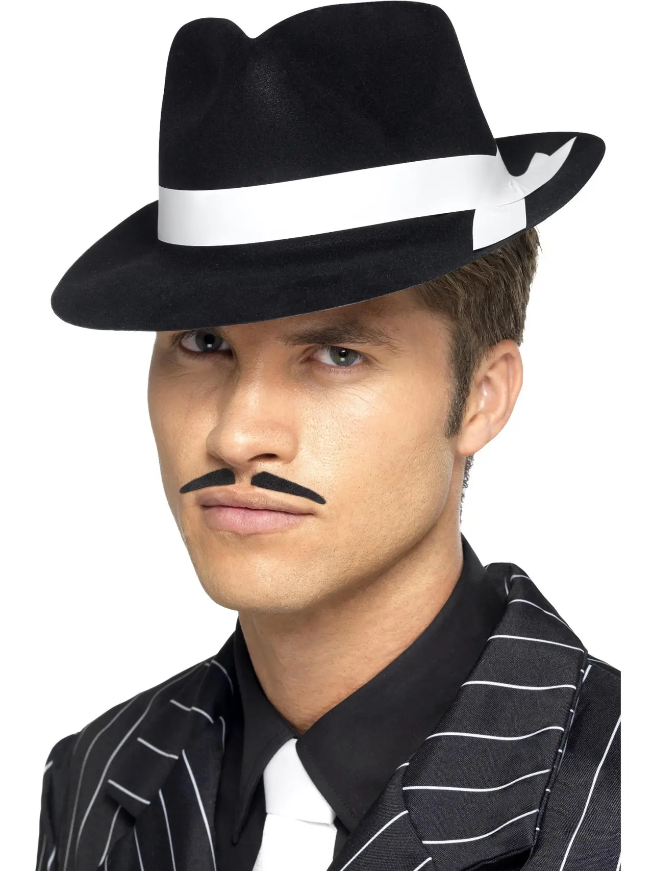 Al Capone-hat i sort