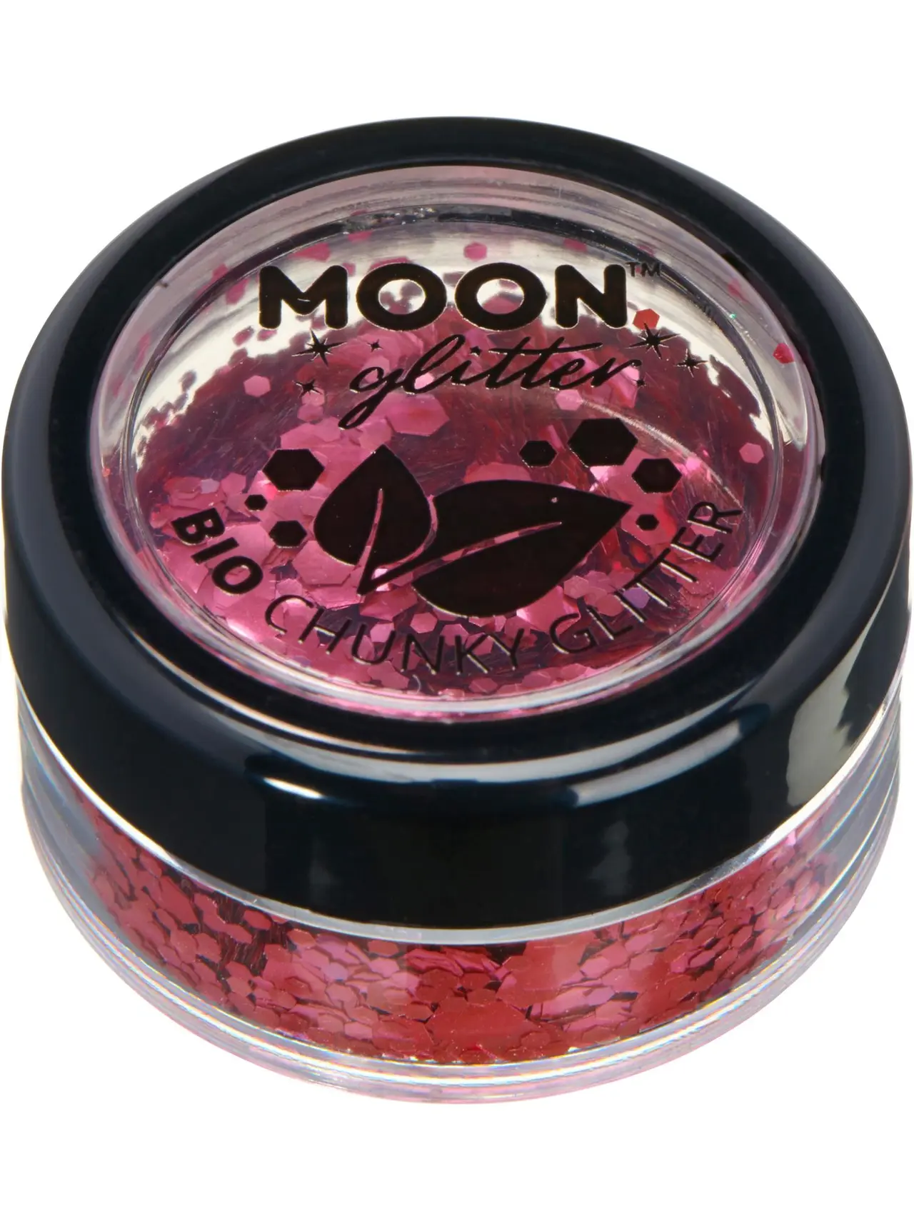 Moon Glitter biologisk nedbrydeligt grovglimmer, mørk rosa