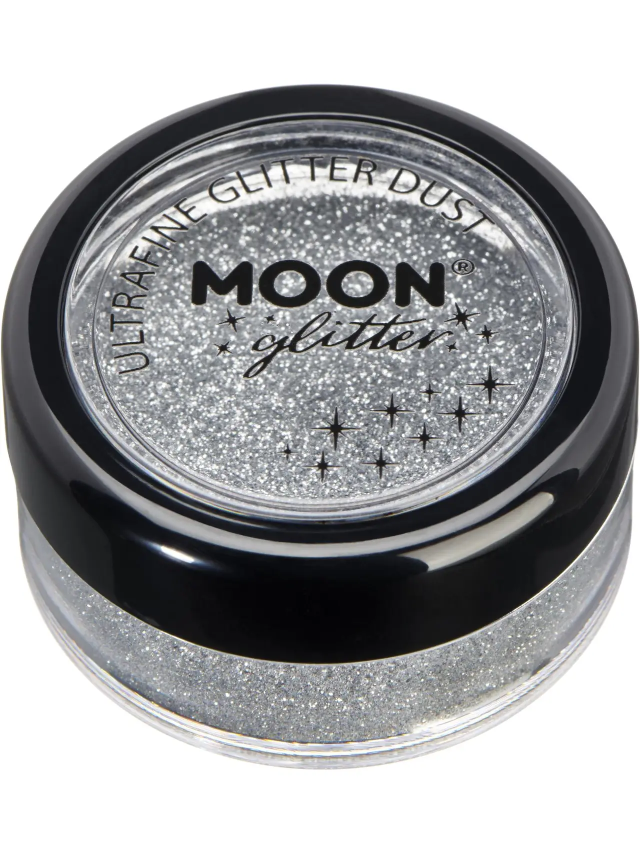 Moon Glitter klassisk ultrafint glimmerstøv, sølv