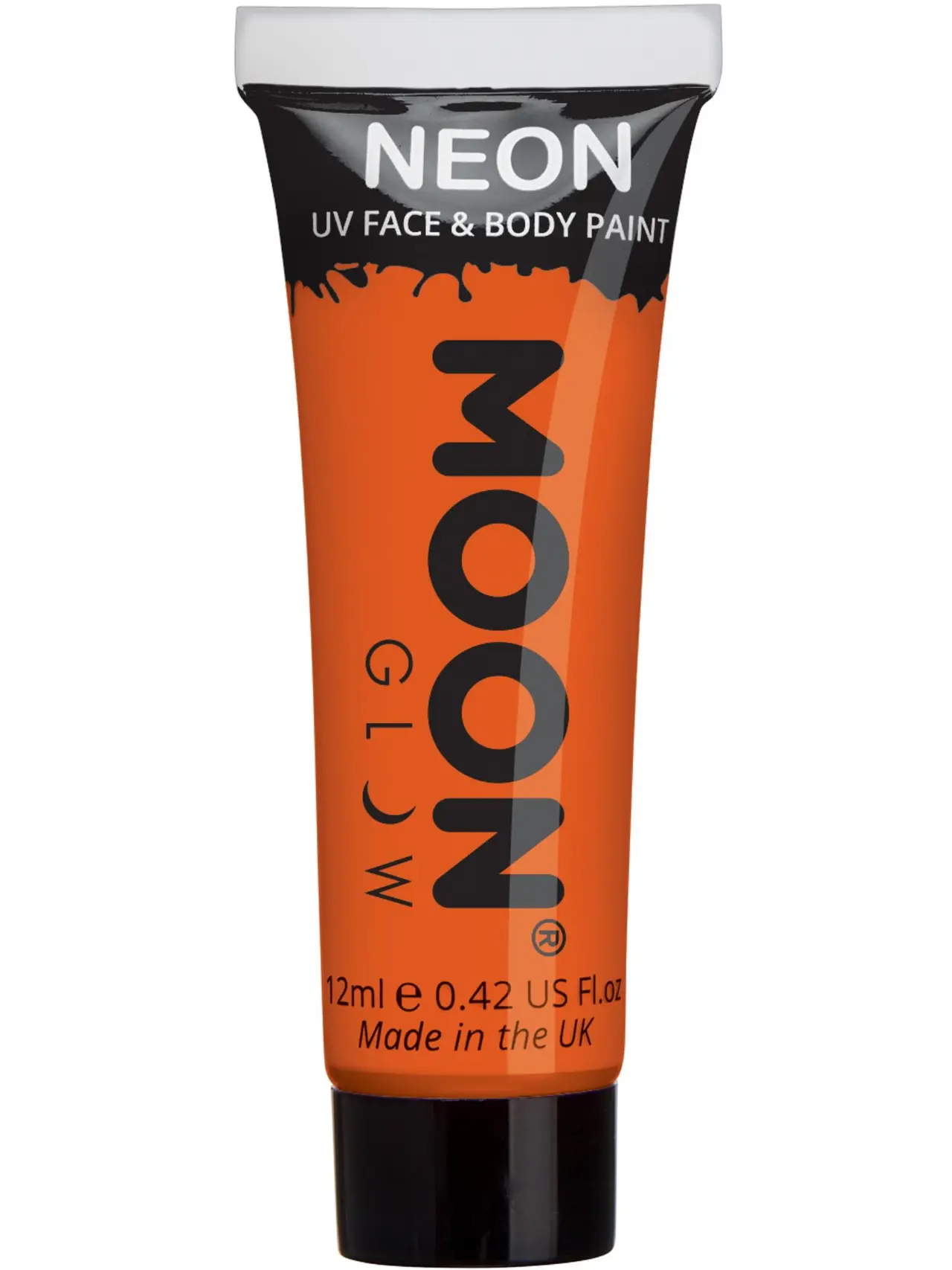 Moon Glow intens neon UV-ansigtsmaling, orange