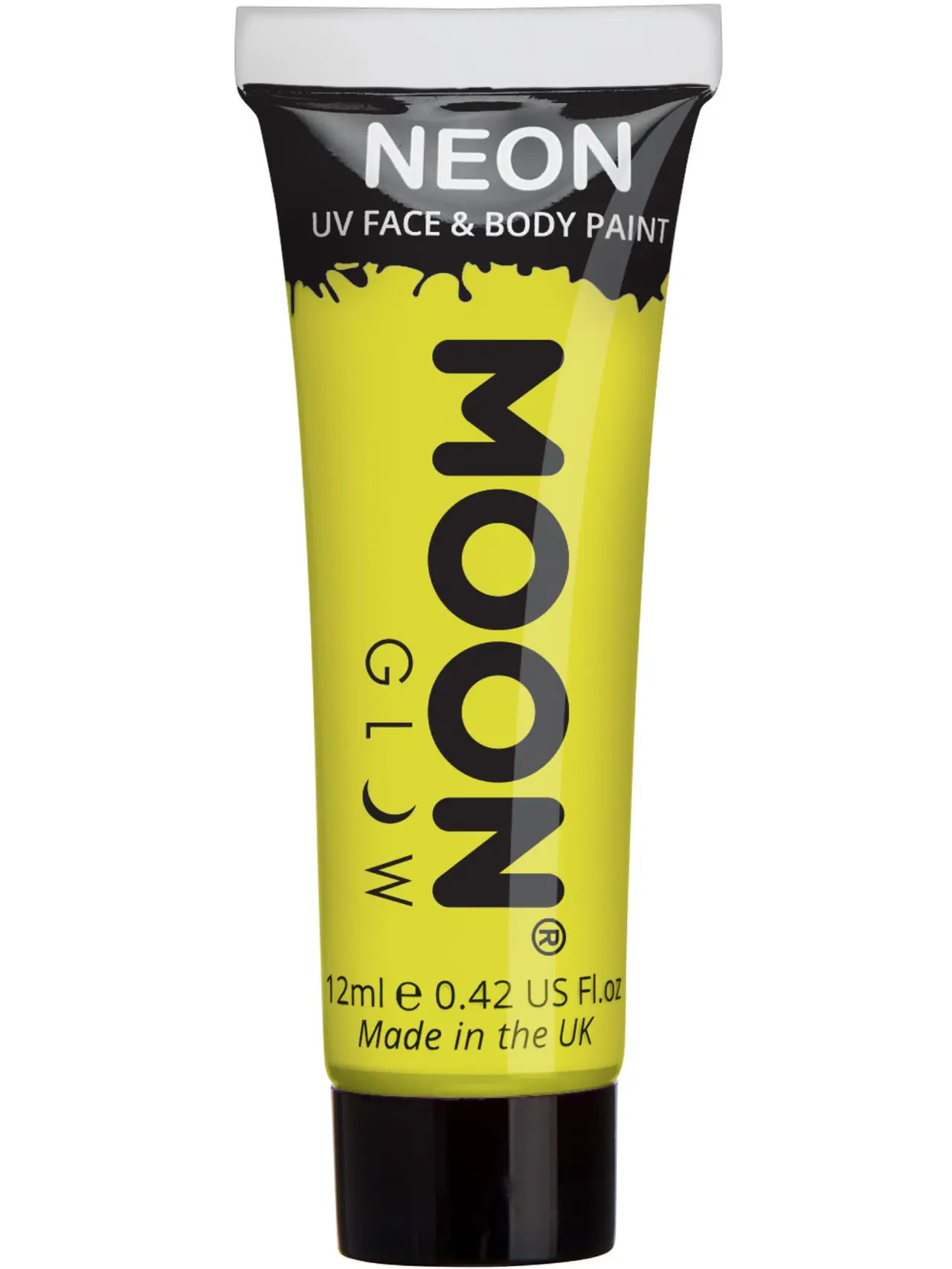 Moon Glow intens neon UV-ansigtsmaling, gul