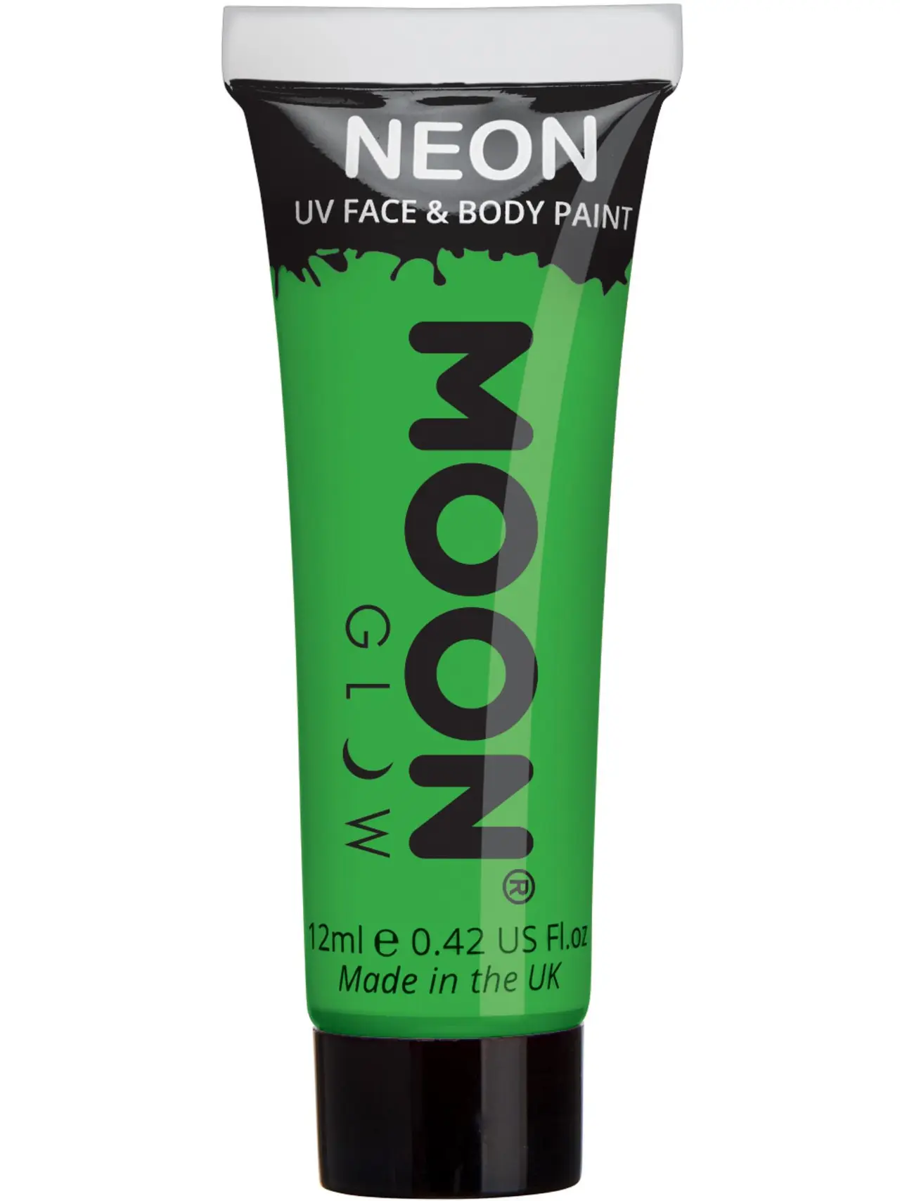 Moon Glow intens neon UV-ansigtsmaling, grøn