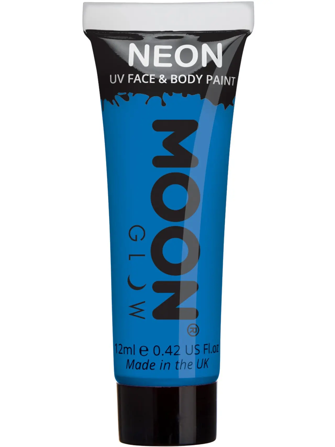 Moon Glow intens neon UV-ansigtsmaling, blå
