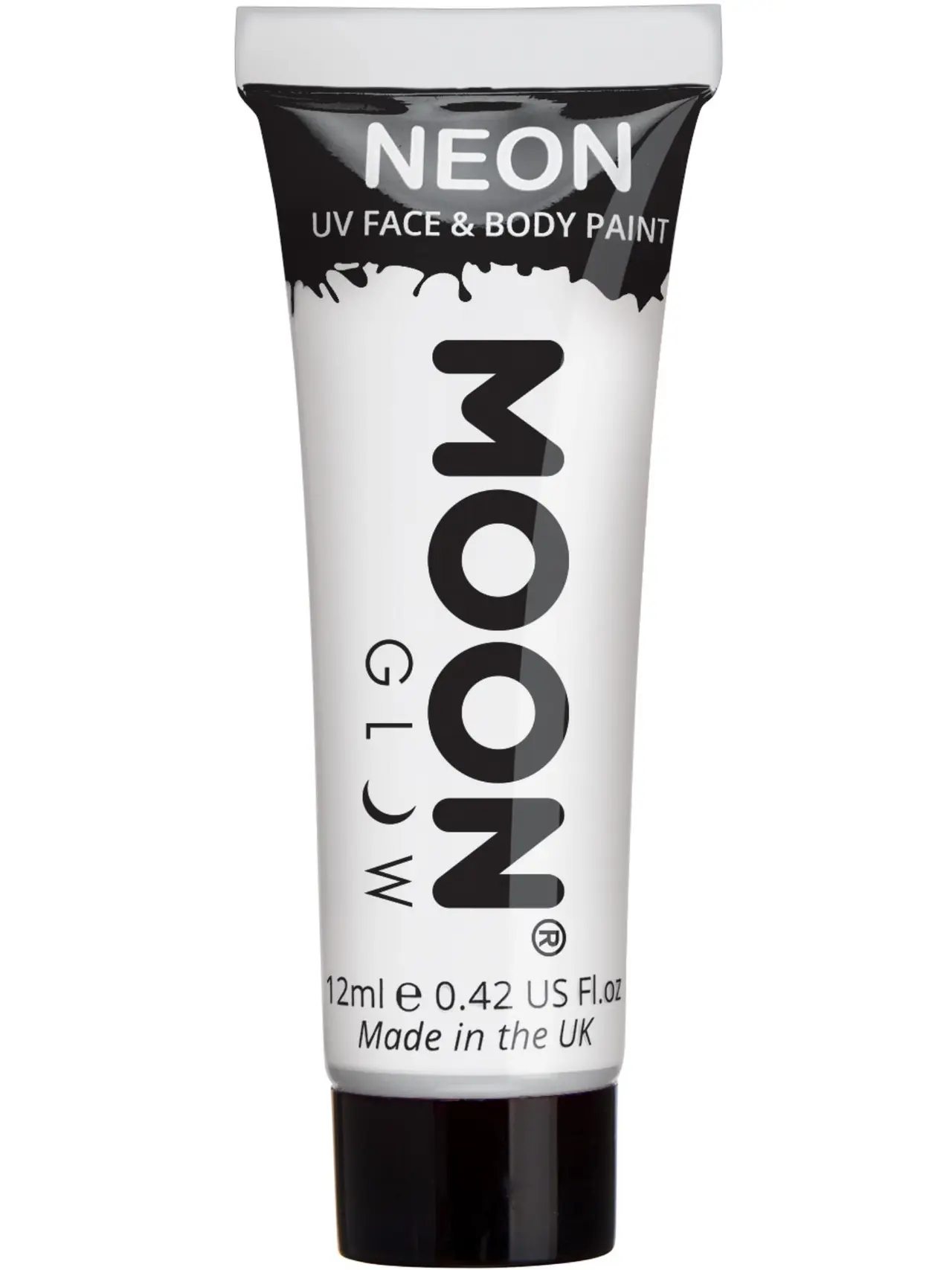 Moon Glow intens neon UV-ansigtsmaling, hvid