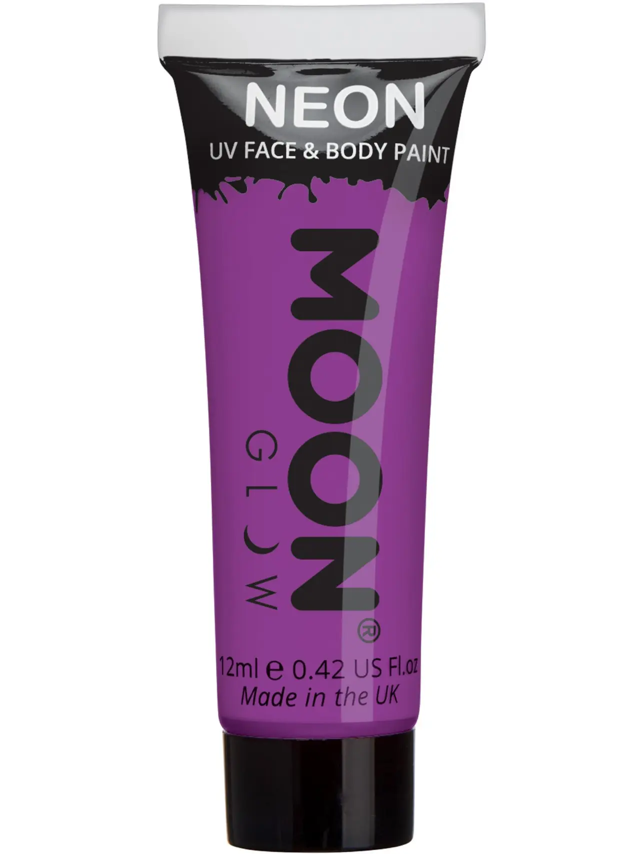 Moon Glow intens neon UV-ansigtsmaling, lilla