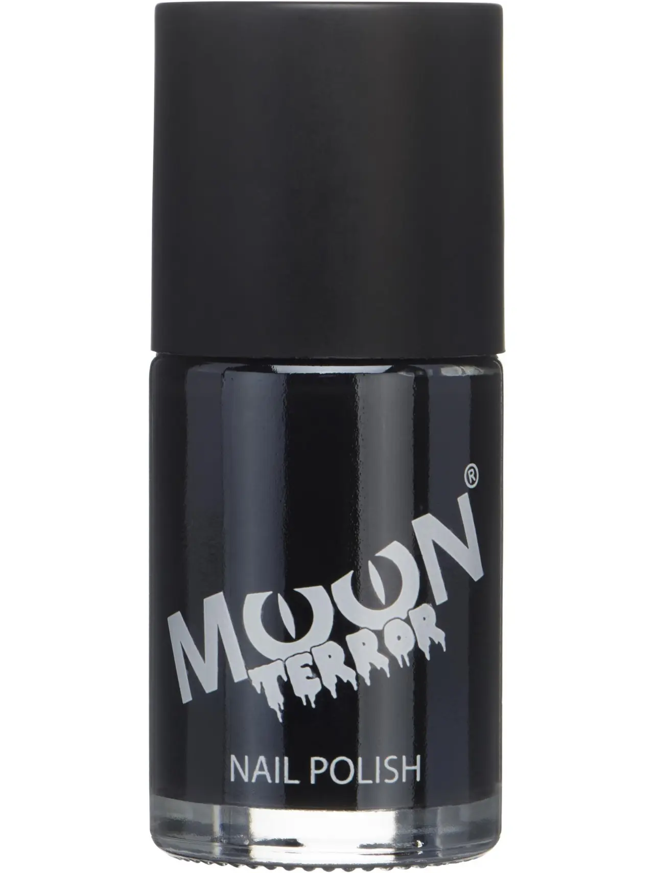 Moon Terror halloween-neglelak, sort